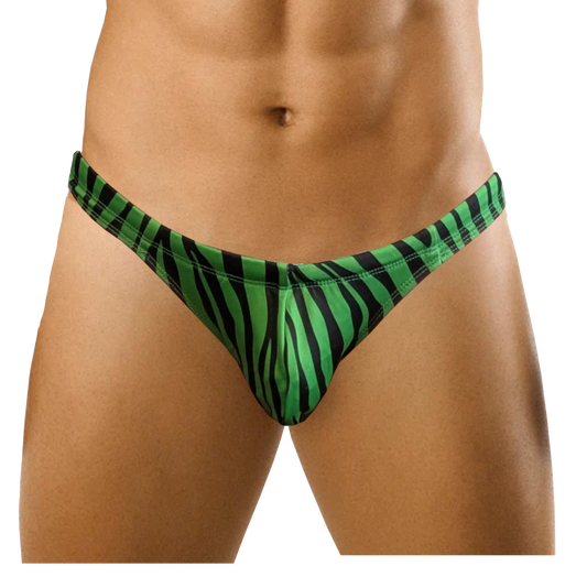 Zebra Rush Swim Thong